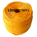 PE Twisted colored rope pe 3/4 strand twisted rope